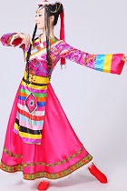 Chinese Ethnic Dancing Costume - Zang Zu (Tibetan)